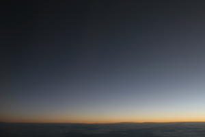 above, aerial view, clear, day, dusk, dusk, England, London, sky, The United Kingdom, winter