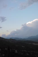 blue, cloud, cloudy, day, elevated, eye level view, France, mountain, overcast, Provence Alpes Cote D