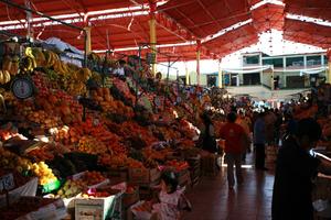 Arequipa, Arequipa, autumn, day, eye level view, food, market, natural light, Peru, stall