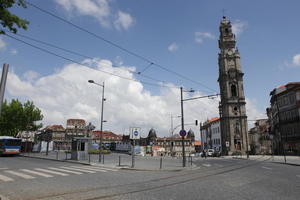 day, eye level view, Porto, Porto, Portugal, spring, street, sunny, tramlines, urban