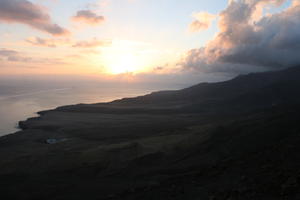 Canarias, cloud, coastline, dusk, elevated, evening, Las Palmas, sky, Spain, sunset