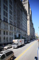 building, car, day, elevated, facade, Manhattan, New York, street, sunny, The United States, truck