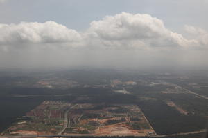 aerial view, autumn, cloud, cloudy, day, Malaysia, Malaysia, natural light, open space, sky, vegetation, woodland