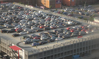 aerial view, day, England, London, parking, summer, sunny, The United Kingdom