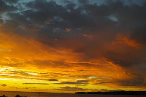 Cirrus, cloud, evening, eye level view, golden hour, natural light, open space, sky, summer, sunset, Zadarska