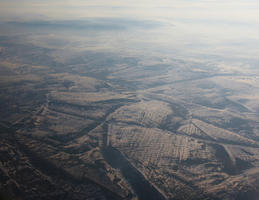 above, aerial view, day, dusk, England, London, mountain, sunny, The United Kingdom, winter