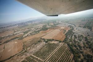 aerial view, agriculture, day, field, Ica, natural light, Nazca, Peru, sunny, wing