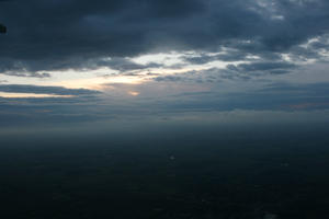 aerial view, cloud, overcast, overcast, sky