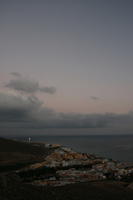 Canarias, cloud, dusk, elevated, evening, Las Palmas, seascape, sky, Spain, sunset, town