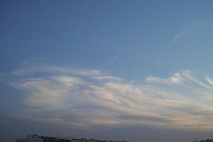 blue, Cirrostratus, cloud, Croatia, dusk, evening, eye level view, natural light, open space, sky, summer, Zadarska