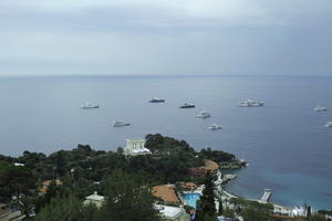 above, ambient light, boat, coastline, day, Monaco, Monaco, natural light, seascape, yacht