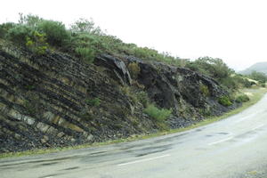 Asturias, day, diffuse, diffused light, eye level view, mountain, natural light, road, rockery, Spain, summer