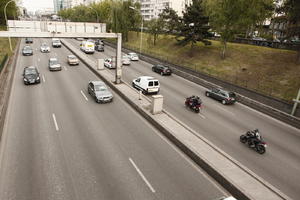 car, day, elevated, France, Ile-De-France, natural light, Paris, road, spring, traffic