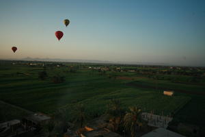 aerial view, balloon, dusk, East Timor, Egypt, Egypt, palm, vegetation