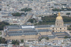 aerial view, autumn, cathedral, city, cityscape, day, diffuse, diffused light, France, Ile-De-France, Paris