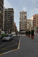 Alicante, building, car, day, eye level view, natural light, potted plant, residential, Spain, street, sunny, Valenciana