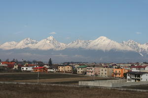 architecture, day, elevated, house, mountain, Poprad, Presovsky, Slovakia, town