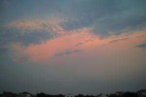 Cirrocumulus, cloud, cloudy, Croatia, dusk, dusk, evening, eye level view, open space, sky, summer, Zadarska