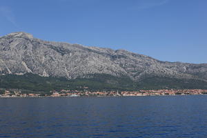 coastline, Croatia, day, eye level view, mountain, seascape, summer