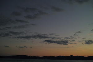 Altocumulus, cloud, Croatia, dawn, dusk, dusk, evening, eye level view, open space, sky, summer, Zadarska