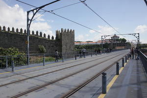 day, eye level view, Porto, Porto, Portugal, spring, street, sunny, tramlines, urban