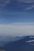 aerial view, backlight, Brunei, cloudscape, day, mountain, summer