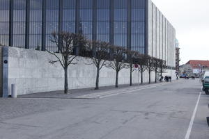 Copenhagen , day, Denmark, eye level view, facade, glass, Kobenhavn, street, sunny, tree, winter