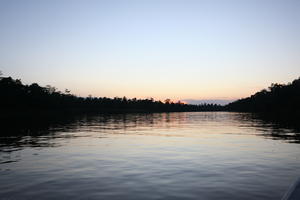 Brunei, eye level view, river, summer, tropical, twilight