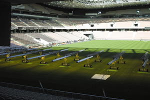 autumn, day, elevated, football pitch, France, Nice, Provence Alpes Cote D