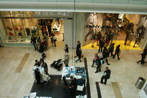 above, day, elevated, England, group, indoor lighting, interior, London, mall, natural light, people, retail, shop, shopping, shopping centre, The United Kingdom, walking