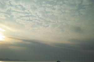 afternoon, Altocumulus, Altostratus, cloud, cloudy, Croatia, day, eye level view, Nimbostratus, open space, sky, summer, sunlight, Zadarska