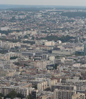 aerial view, autumn, city, cityscape, day, diffuse, diffused light, France, Ile-De-France, Paris