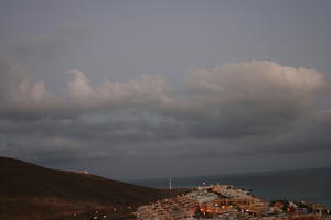 Canarias, cloud, dusk, elevated, evening, hill, Las Palmas, seascape, sky, Spain, sunset