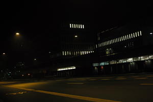 artificial lighting, Copenhagen , Denmark, eye level view, Kobenhavn, night, outdoor lighting, street