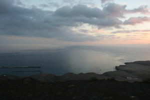 Canarias, cloud, coastline, dusk, elevated, evening, Las Palmas, seascape, sky, Spain, sunset