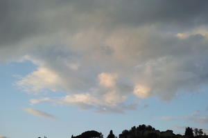 afternoon, autumn, cloud, cloudy, Cumulus, day, eye level view, natural light, open space, sky