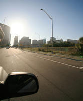 car, day, dusk, eye level view, Florida, street, Tampa, The United States