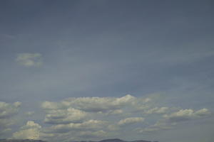 afternoon, blue, cloud, cloudy, Croatia, Cumulus, day, eye level view, open space, sky, summer, Zadarska