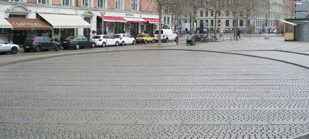 Copenhagen , day, Denmark, diffuse, diffused light, eye level view, Kobenhavn, pavement, street, wet, winter