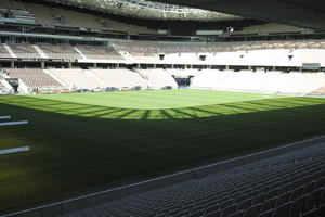 autumn, day, elevated, football pitch, France, Nice, Provence Alpes Cote D