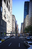 building, car, day, elevated, facade, Manhattan, New York, skyscraper, street, sunny, The United States