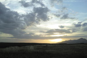 Andalucia, cloud, dusk, eye level view, San Pedro, sky, Spain, summer, sunset