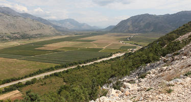 autumn, Croatia, day, elevated, field, mountain, shrubland, sunny, valley