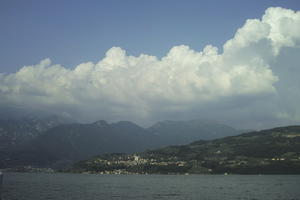 cloud, day, eye level view, Italia , lake, Lombardia, Monte Isola, mountain, summer, sunny