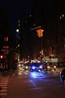 artificial lighting, eye level view, Manhattan, New York, night, street, The United States, traffic