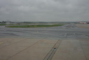 airport, cloudy, Croatia, dark, day, Dubrovacko-Neretvanska, Dubrovnik, elevated, outdoor lighting, plaza, runway, summer, wet