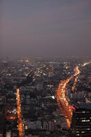 artificial lighting, cityscape, elevated, night, outdoor lighting, Thailand