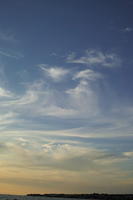 blue, Cirrus, cloud, Croatia, dusk, evening, eye level view, natural light, open space, sky, summer, Zadarska