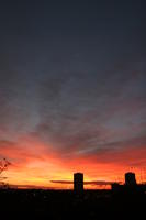 ambient light, cloud, diffuse, diffused light, dusk, England, eye level view, London, natural light, sky, sunset, sunset, The United Kingdom, winter