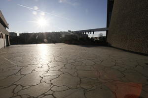 day, eye level view, floor, Krakow, lowered, Malopolskie, Poland, sunny, winter